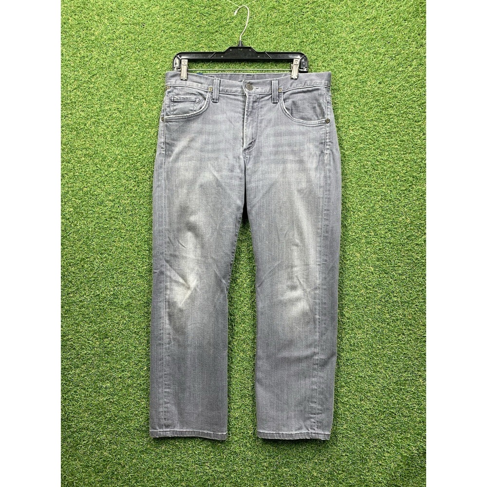 Citizens of Humanity Jeans Mens 31 Gray Dylan Drop Rise Cropped Straight 31x27